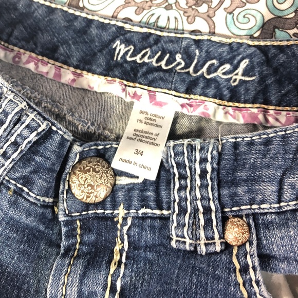 Maurice’s Relaxed Leg Jean Shorts - Picture 3 of 5